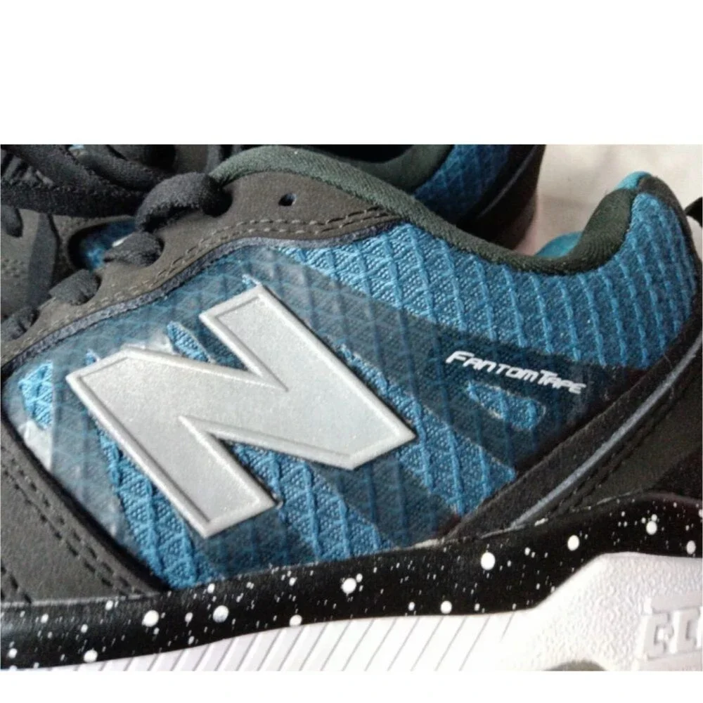 New Balance 868 Men's Numeric Shoes  Size 7.5 D Black & Blue